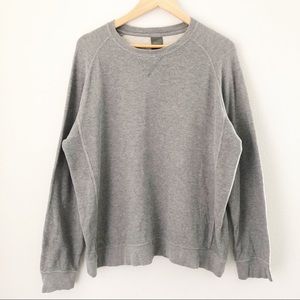 Merona Gray Ribbed Sweater Sz Large